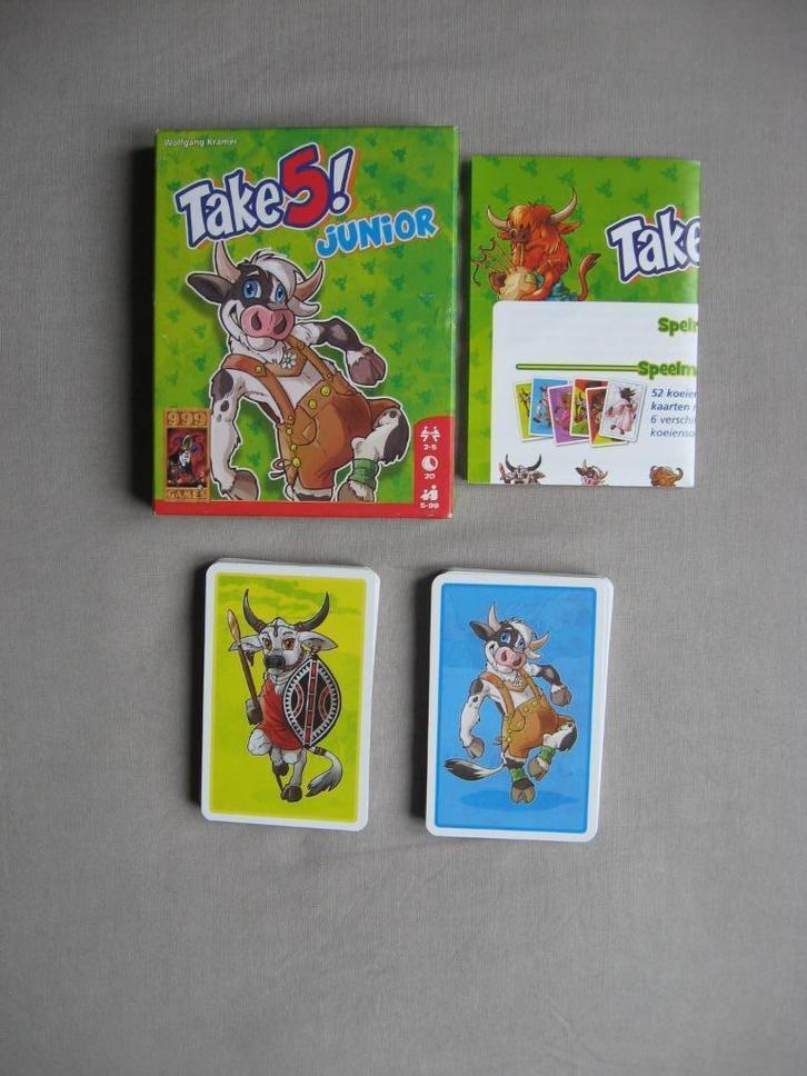 999 Games - Take 5! Junior (nieuwstaat), Hobby en Vrije tijd, Gezelschapsspellen | Kaartspellen, Zo goed als nieuw, Ophalen of Verzenden
