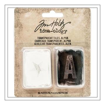 Tim Holtz Idea-ology Transparent Tiles #93566 beschikbaar voor biedingen