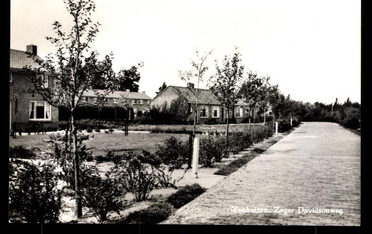 Venhuizen (N.H.), Zeger Davidsonweg, 1955, gelopen, Verzamelen, Ansichtkaarten | Nederland, Gelopen, Noord-Holland, 1940 tot 1960