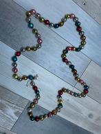 Oude glazen kralen ketting, Diversen, Kerst, Ophalen of Verzenden, Gebruikt
