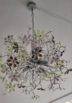 hanglamp met bloemen, Huis en Inrichting, Lampen | Kroonluchters, Ophalen, Gebruikt