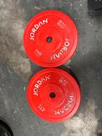 2 x 2,5 kg jordan Olympische halter schijven gewichten, Halterschijven, Gebruikt, Gewichten, Ophalen of Verzenden