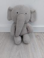 Knuffel Hema olifant grijs L416, Ophalen of Verzenden, Zo goed als nieuw, Olifant