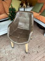 Eetkamerstoelen, Huis en Inrichting, Stoelen, Ophalen, Gebruikt, Leer, Drie