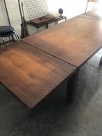 Grote antieke Brocante retro eettafel Werktafel, Huis en Inrichting, Tafels | Eettafels, Ophalen, Gebruikt, 200 cm of meer, Vijf personen of meer