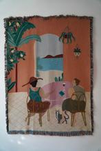 Wandkleed 'Palm Breeze Brunch' - 137cm x 183cm (100% katoen), Huis en Inrichting, Info@loomi-club.com, Jozef Israëlsstraat 29