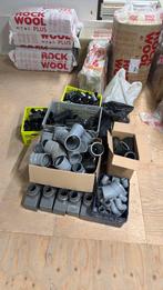 Partij Pvc pp 40-50-90mm, Doe-het-zelf en Verbouw, Buizen en Afvoer, Ophalen, Bochten, Pvc, Zo goed als nieuw