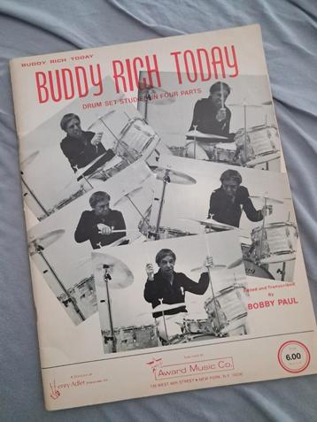 Buddy Rich today (drum set studies in four parts) beschikbaar voor biedingen