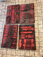 Gereedschapset in foam inlays, Doe-het-zelf en Verbouw, Gereedschap | Handgereedschap, Ophalen of Verzenden, Gebruikt