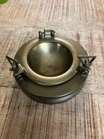 Messing patrijspoort asbak, Ophalen of Verzenden, Gebruikt, Asbak