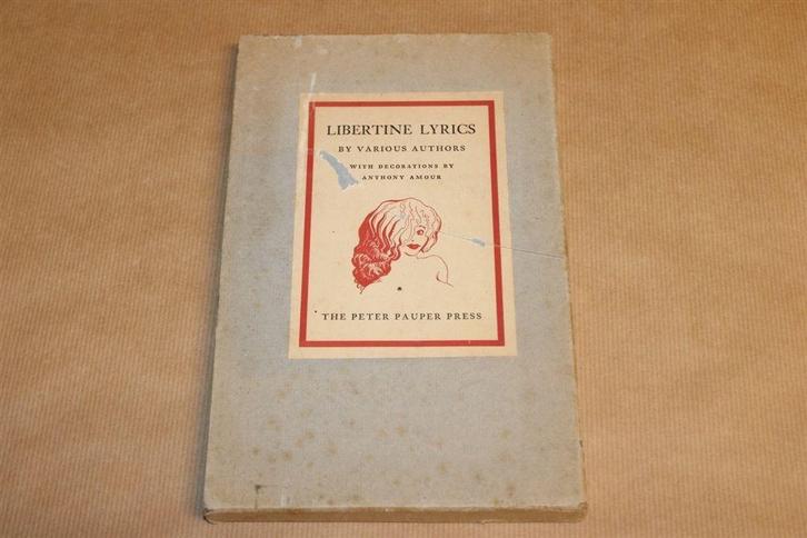 Libertine Lyrics - Ill. Anthony Amour - Luxe uitgave, Boeken, Literatuur, Zo goed als nieuw, Ophalen of Verzenden