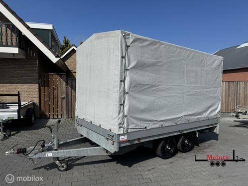 Henra multitransporter met huif 330x180x180 2700KG rijplaten, Auto diversen, Aanhangers en Bagagewagens, Gebruikt