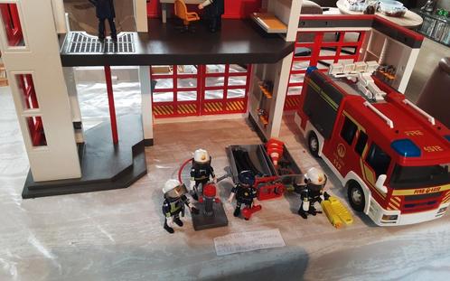 5361 brandweerkazerne 6385 aanbouw 5363 wagen, Kinderen en Baby's, Speelgoed | Playmobil, Zo goed als nieuw, Complete set, Ophalen of Verzenden