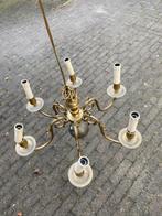 Kroonluchter messing antiek, Ophalen, Gebruikt, Metaal, Antiek