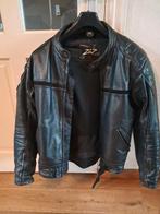 Zwart leren motorjas, Ophalen of Verzenden, Tweedehands, Jas | leer
