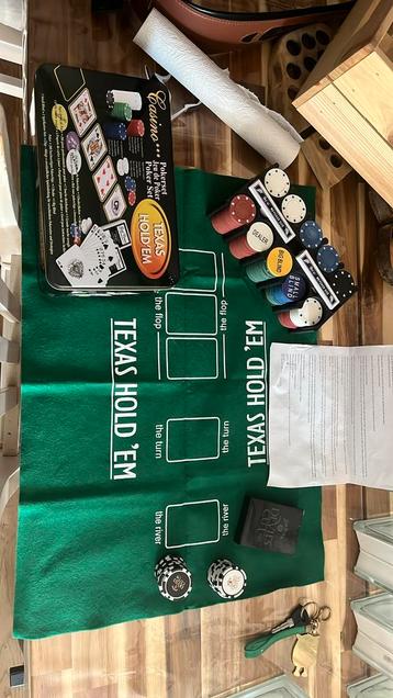 Texas holdem set beschikbaar voor biedingen