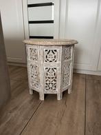 Maison du monde bijzettafel, Ophalen, Minder dan 55 cm, Rond, Zo goed als nieuw