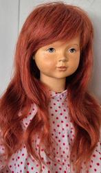 Handgemaakte houten Pop, 65 cm. Met echt haar., Antiek en Kunst, Ophalen of Verzenden