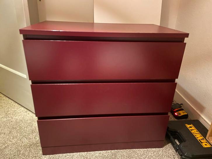 Malm ladekast IKEA - redelijke conditie, Huis en Inrichting, Kasten | Dressoirs, Gebruikt, 50 tot 100 cm, 25 tot 50 cm, Met lade(s)