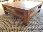Salontafel Roots van eikenhout 110 x 110 x 40 cm, Ophalen, Zo goed als nieuw, Minder dan 50 cm, 100 tot 150 cm