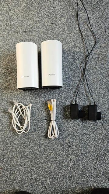 Tp-link Deco AC1200 (2x)  met netwerkkabels beschikbaar voor biedingen