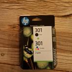 HP 301 Tri-colour 2-Pack - Nieuw!, Computers en Software, Printerbenodigdheden, Ophalen of Verzenden, Nieuw, Cartridge, HP