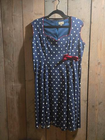 Lindy Bop Jurk - Polkadot - Maat 46/48 (XL) beschikbaar voor biedingen