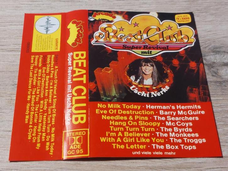 BEAT CLUB SUPER REVIVAL MIT USCHI NERKE (CASSETTEBANDJE), Cd's en Dvd's, Cassettebandjes, Zo goed als nieuw, Origineel, Verzamelalbums