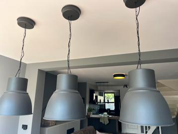3x IKEA Hektar Industriële Hanglampen beschikbaar voor biedingen