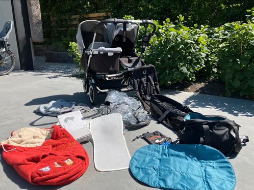 Bugaboo Donkey2 duo wagen incl accessoires, Kinderen en Baby's, Kinderwagens en Combinaties, Gebruikt, Bugaboo, Ophalen of Verzenden