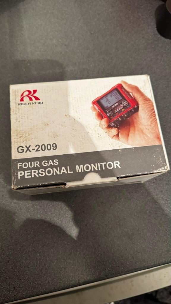 Riken Keiki GX-2009 (CO, O2, CH4, H2S), Doe-het-zelf en Verbouw, Meetapparatuur, Gebruikt, Multimeter, Ophalen of Verzenden