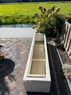 Kunstof witte planten bak 230 cm, 50 cm b, 40 cm diep, Tuin en Terras, Kunststof, 100 cm of meer, Ophalen of Verzenden, Zo goed als nieuw