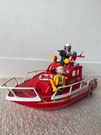 Playmobil Brandweerboot met Figuren, Ophalen of Verzenden, Zo goed als nieuw, Jongen of Meisje