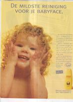 Retro reclame 1995 Zwitsal baby zeepvrije wasgel, Verzamelen, Retro, Ophalen of Verzenden