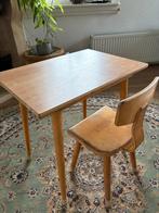 Vintage schooltafeltje met stoeltje - Schilte, Ophalen of Verzenden, Overige typen