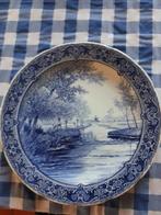 Mooi Delfs blauw bord Hollands tafereel kan ook opgehangen w, Antiek en Kunst, Ophalen