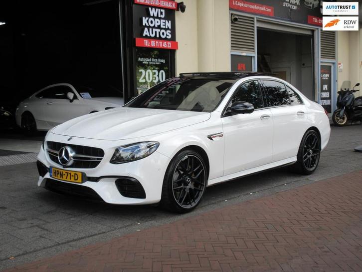 Mercedes-Benz E-klasse AMG 63 S 4MATIC+ Schaal Memory Burmes, Auto's, Mercedes-Benz, Bedrijf, Te koop, E-Klasse, 360° camera, 4x4