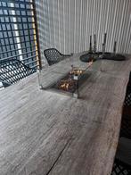 Eettafel suar hout, Huis en Inrichting, Tafels | Eettafels, Ophalen, Gebruikt, 200 cm of meer, 50 tot 100 cm