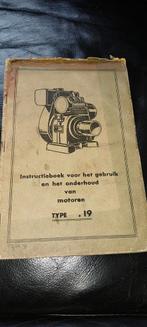 Stationaire motor instructieboek benzine sachs vilier jlo, Ophalen of Verzenden