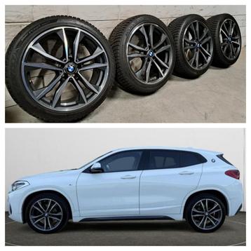 Bi-color velgen BMW X1 X2 F39 F48 715M 225/45/19 als nieuw! beschikbaar voor biedingen