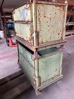 Stalen stapelbakken, Doe-het-zelf en Verbouw, Kratten en Dozen, Ophalen