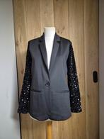 Nieuw glamour sparkle jasje M restyled mouwen, Maat 38/40 (M), Zwart, Nieuw, Ophalen of Verzenden