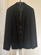 Zwarte blazer met gouden krijtstreep - Maat 42, Zwart, Maat 42/44 (L), Ophalen of Verzenden, Zo goed als nieuw