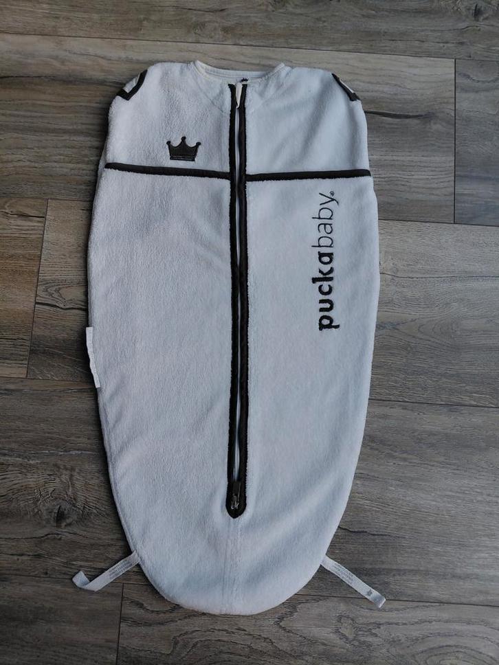 Puckababy mini teddy met gebruikerssporen, Kinderen en Baby's, Dekens, Slaapzakjes en Inbakerproducten, Gebruikt, Bakerzak of Bakerdoek