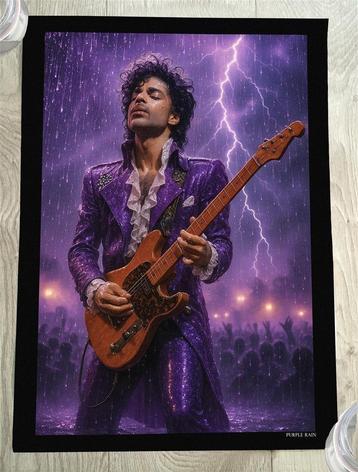 Prince | Purple Rain Poster Affiche 50x70cm beschikbaar voor biedingen