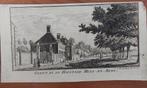 4 / Gezigt by de Hofstede Meer en berg te Haarlem, Antiek en Kunst, Kunst | Etsen en Gravures, Ophalen of Verzenden