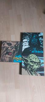 3 canvas schilderijen van Star Wars, Antiek en Kunst, Ophalen