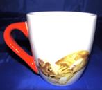 Francien van Westering liggende kat mok bruin oor, Huis en Inrichting, Ophalen of Verzenden, Zo goed als nieuw, Overige stijlen