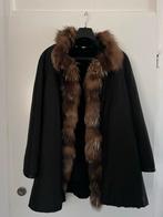 Jobis Damesjas Maat L met Echte Bontkraag, Verzenden, Zo goed als nieuw, Maat 42/44 (L)