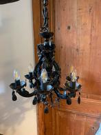 Kroonluchter zwart, Huis en Inrichting, Lampen | Kroonluchters, Ophalen, Gebruikt
